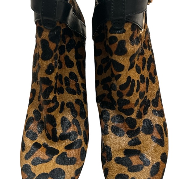 C Wonder Leopard Calf Hair Booties - Picture 7 of 9